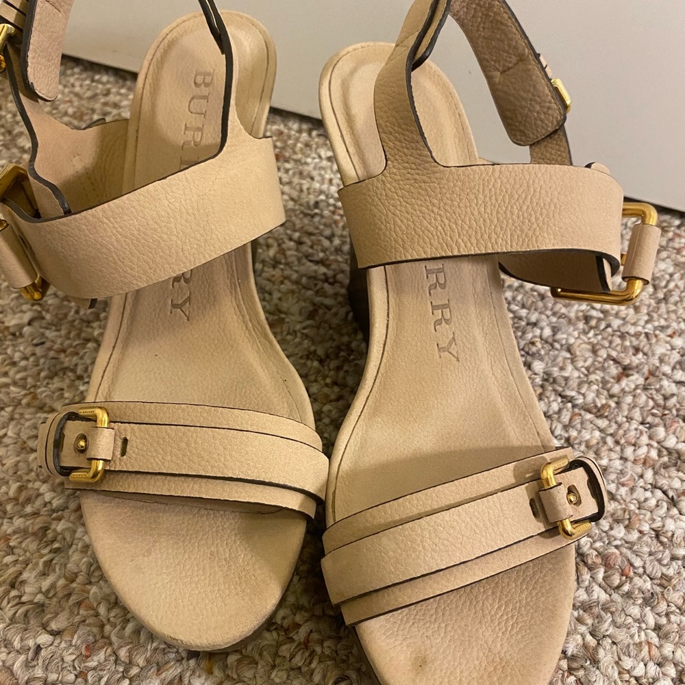 Burberry Gladiator Wedges